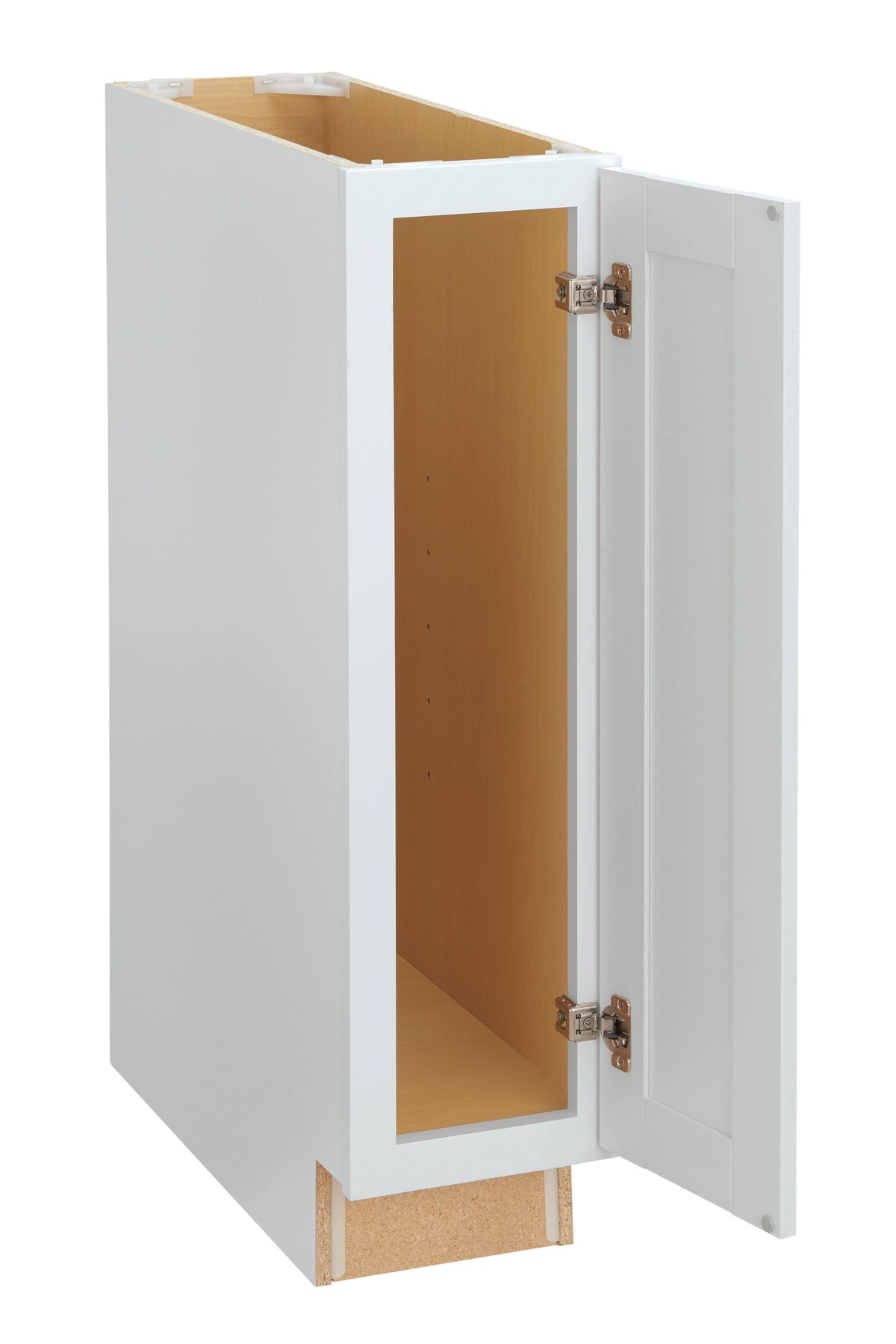 Diamond NOW Arcadia 9-in W x 35-in H x 23.75-in D White Base Fully Assembled Cabinet (Recessed Panel Shaker Door Style)