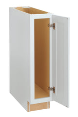 Diamond NOW Arcadia 9-in W x 35-in H x 23.75-in D White Base Fully Assembled Cabinet (Recessed Panel Shaker Door Style)