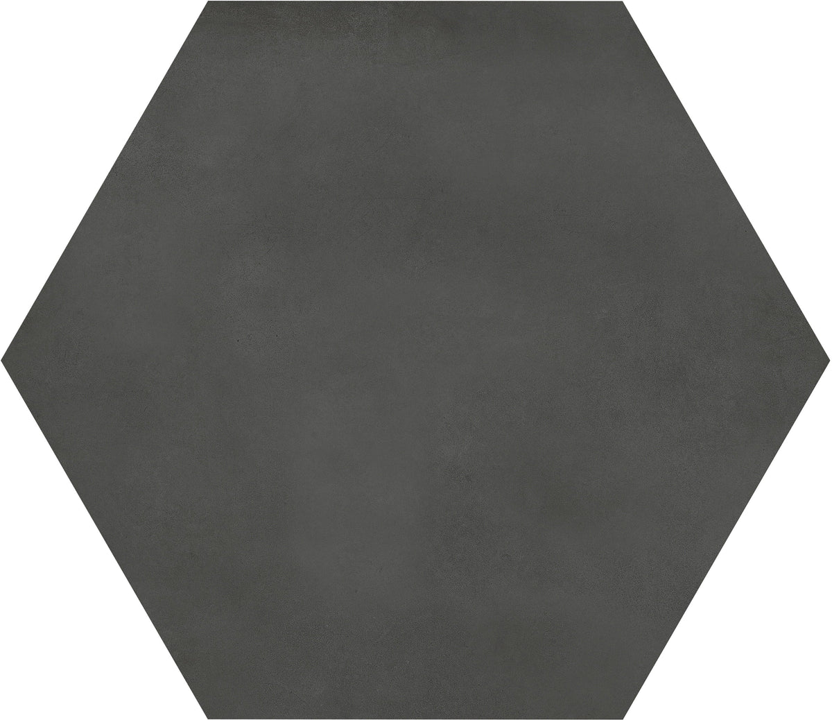 Satori Nouveau Nero 7-in x 8-in Matte Porcelain Encaustic Hexagon Floor and Wall Tile (0.28-sq. ft/ Piece)