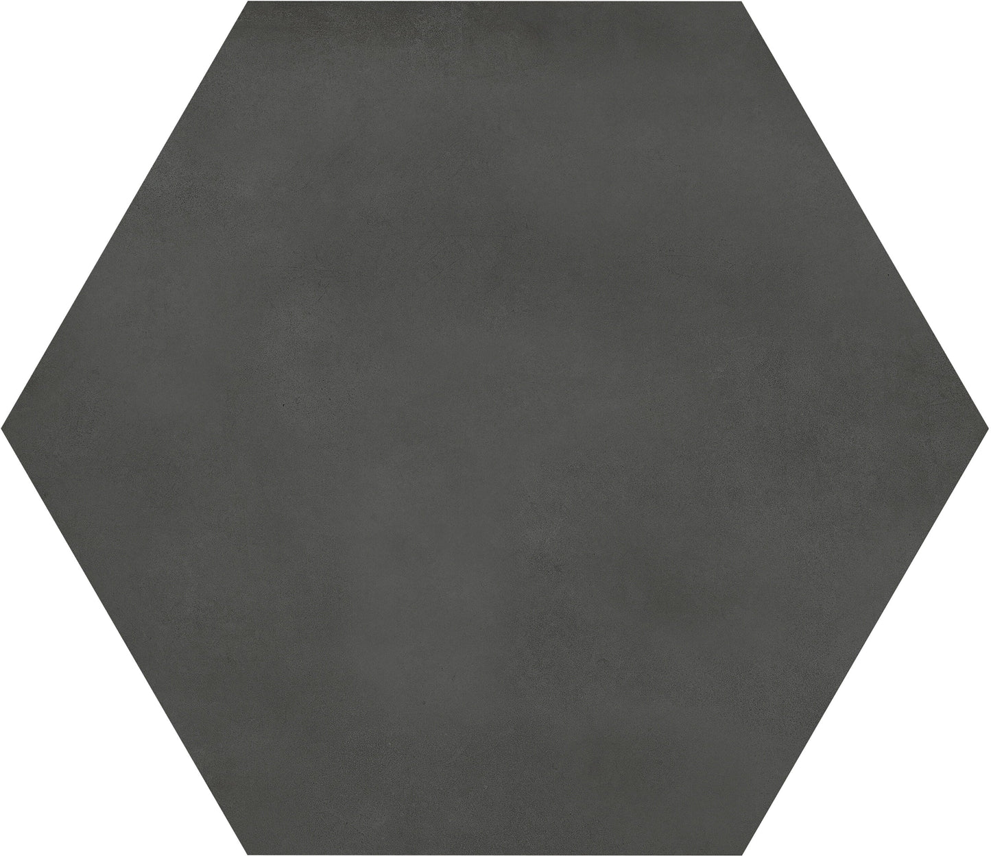Satori Nouveau Nero 7-in x 8-in Matte Porcelain Encaustic Hexagon Floor and Wall Tile (0.28-sq. ft/ Piece)