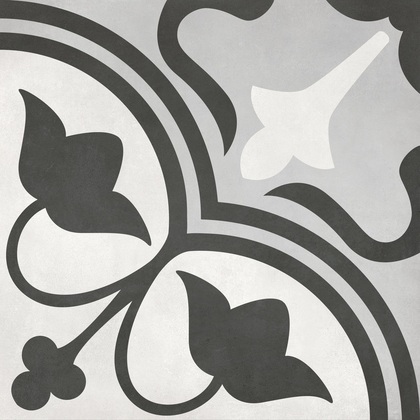 Satori Nouveau Flora Deco 8-in x 8-in Matte Porcelain Encaustic Floor and Wall Tile (0.43-sq. ft/ Piece)