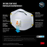 3M Project Safety Kit – Disposable N95 Valved Respirator, Safety Goggles & Corded Earplugs