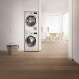 Bosch Home Connect 800 2.2-cu ft High Efficiency Stackable Smart Front-Load Washer (White) ENERGY STAR