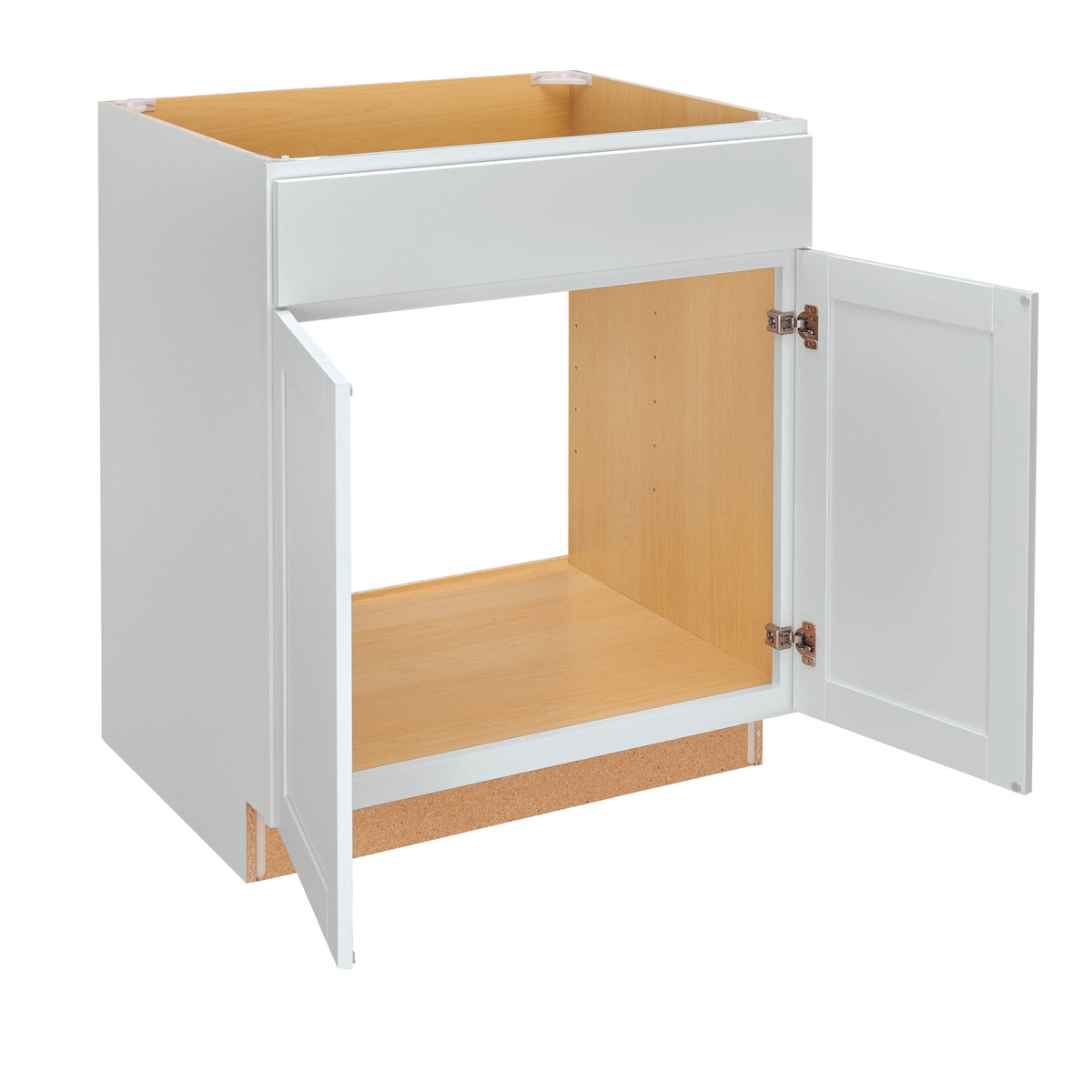 Diamond NOW Arcadia 36-in W x 35-in H x 23.75-in D White Sink Base Fully Assembled Cabinet (Recessed Panel Shaker Style)