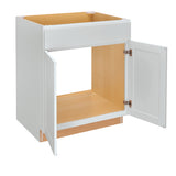 Diamond NOW Arcadia 36-in W x 35-in H x 23.75-in D White Sink Base Fully Assembled Cabinet (Recessed Panel Shaker Style)