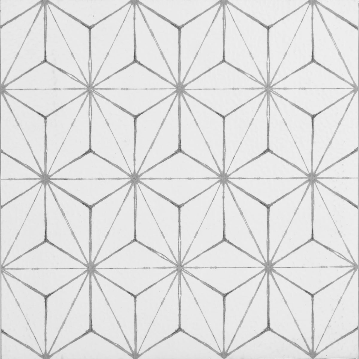 FloorPops Kikko 20-Piece 12-in x 12-in White Peel-and-Stick Vinyl Floor Tile (20-sq ft)