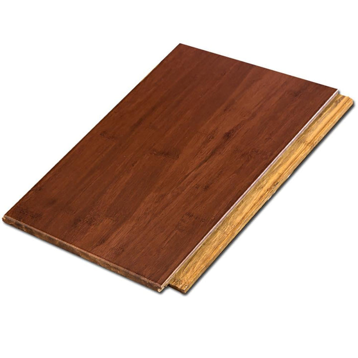 Cali Bamboo Fossilized Prefinished Cognac Bamboo Smooth/Traditional Locking Hardwood Flooring Sample