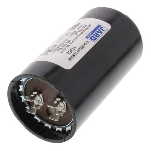 Jard 11952 capacitor - detail view (Voltage: 220/250V; MFD: 216 - 259)
