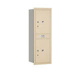 41 in. H x 16 3/4 in. W - Parcel Locker - 2 PL5's - Aluminum - Rear Loading 4C Horizontal Mailbox - Super Arbor