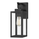 Quoizel Breitling 13.5-in H Matte Black Medium Base (E-26) Outdoor Wall Light