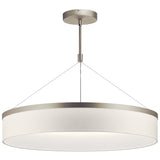 Kichler Mercel 1-Light Satin Nickel Transitional Led Chandelier