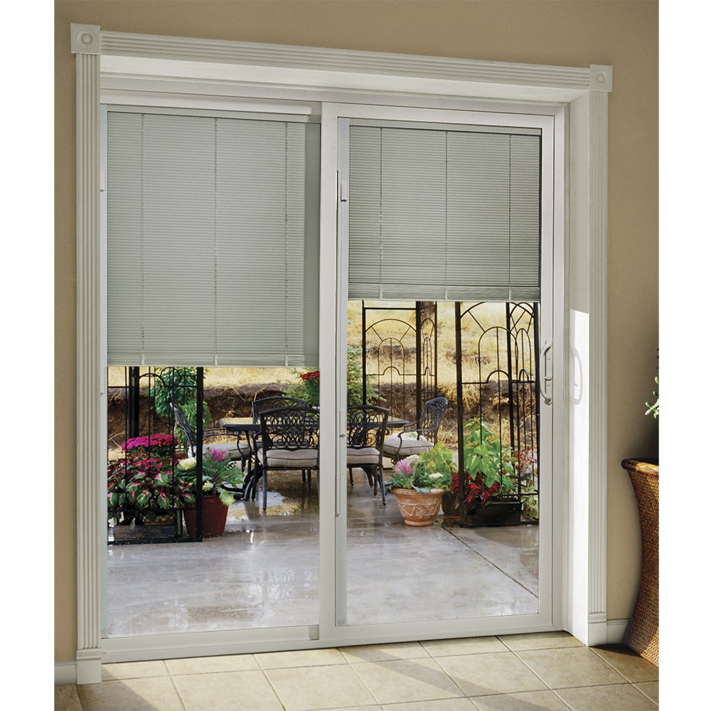 JELD-WEN 60-in x 80-in Vinyl Sliding, Left-hand sliding – additional view 5