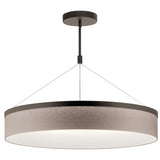 Kichler Mercel 3-Light Bronze Transitional Led Chandelier