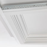 Armstrong Ceilings 2-ft x 2-ft Easy Elegance White PVC Drop Ceiling Tile (1-Pack, 4-sq ft / Case)