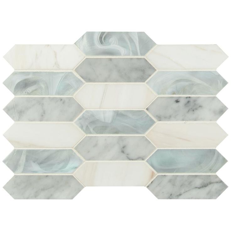 MSI Cienega Springs 10 in. x 13.78 in. x 6mm Textured Picket Multi-Surface Mesh-Mounted Mosaic Tile (14.4 sq. ft./Case)