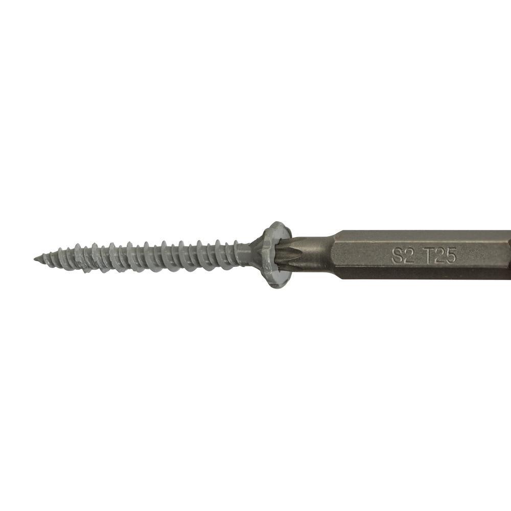#9 x 1-1/4 in. Serrated Flat Head Star Drive Cement Board Screws (750-Pack)
