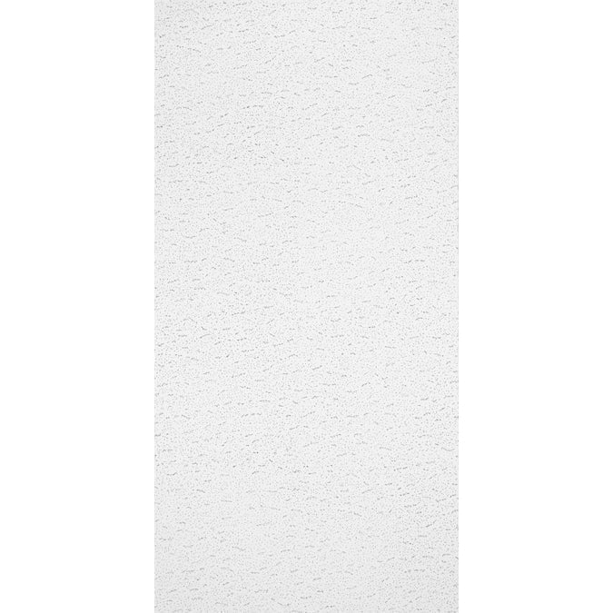 Armstrong Ceilings 4-ft x 2-ft Textured Contractor White Mineral Fiber Drop Ceiling Tile (10-Pack, 80-sq ft / Case)