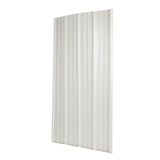 Metal Sales Classic Rib 3-ft x 8-ft White Steel Roof Panel (29-Ga, 37.5-in Coverage)
