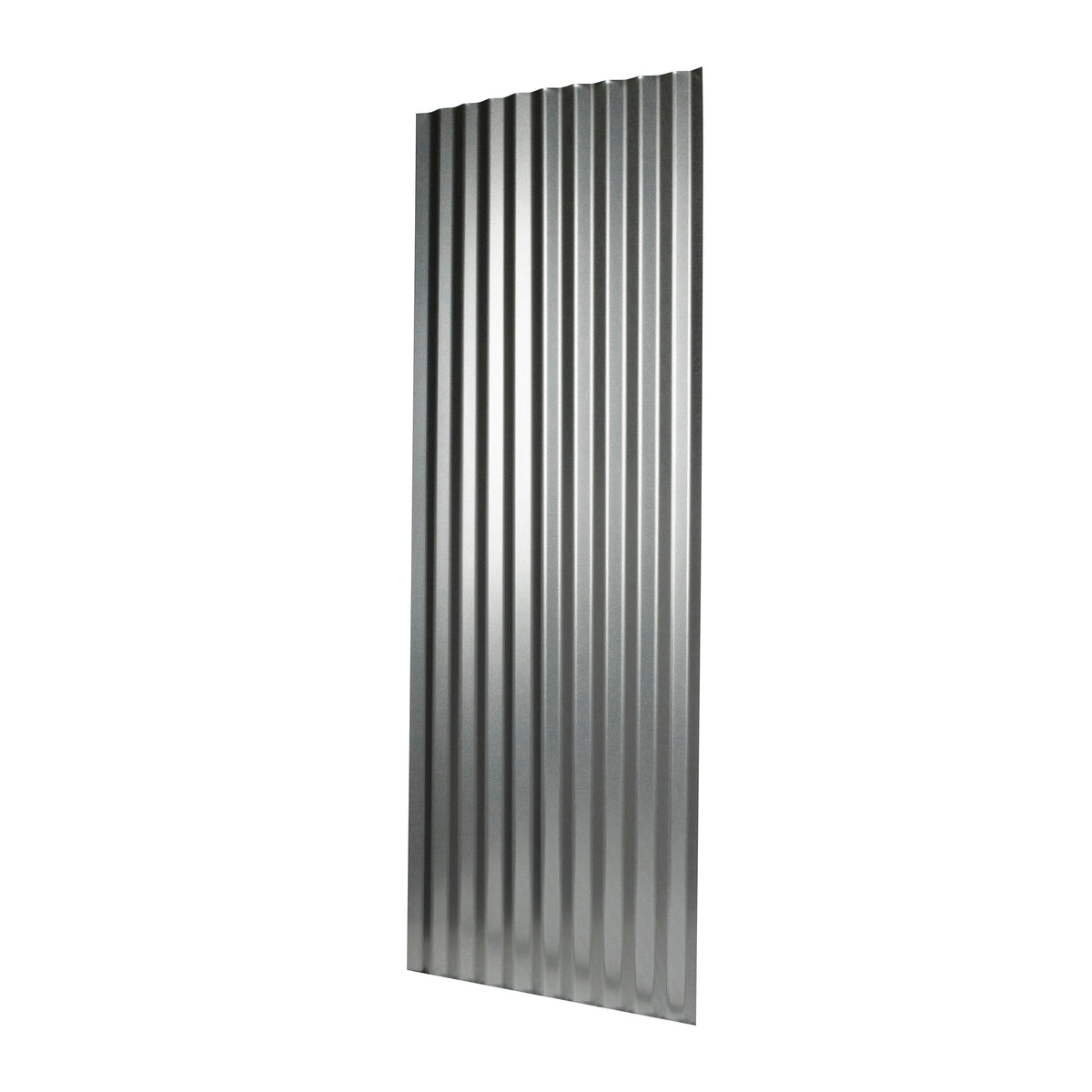 Metal Sales 2-ft x 8-ft Corrugated Galvanized Steel Roof Panel, 32-Gauge, Silver