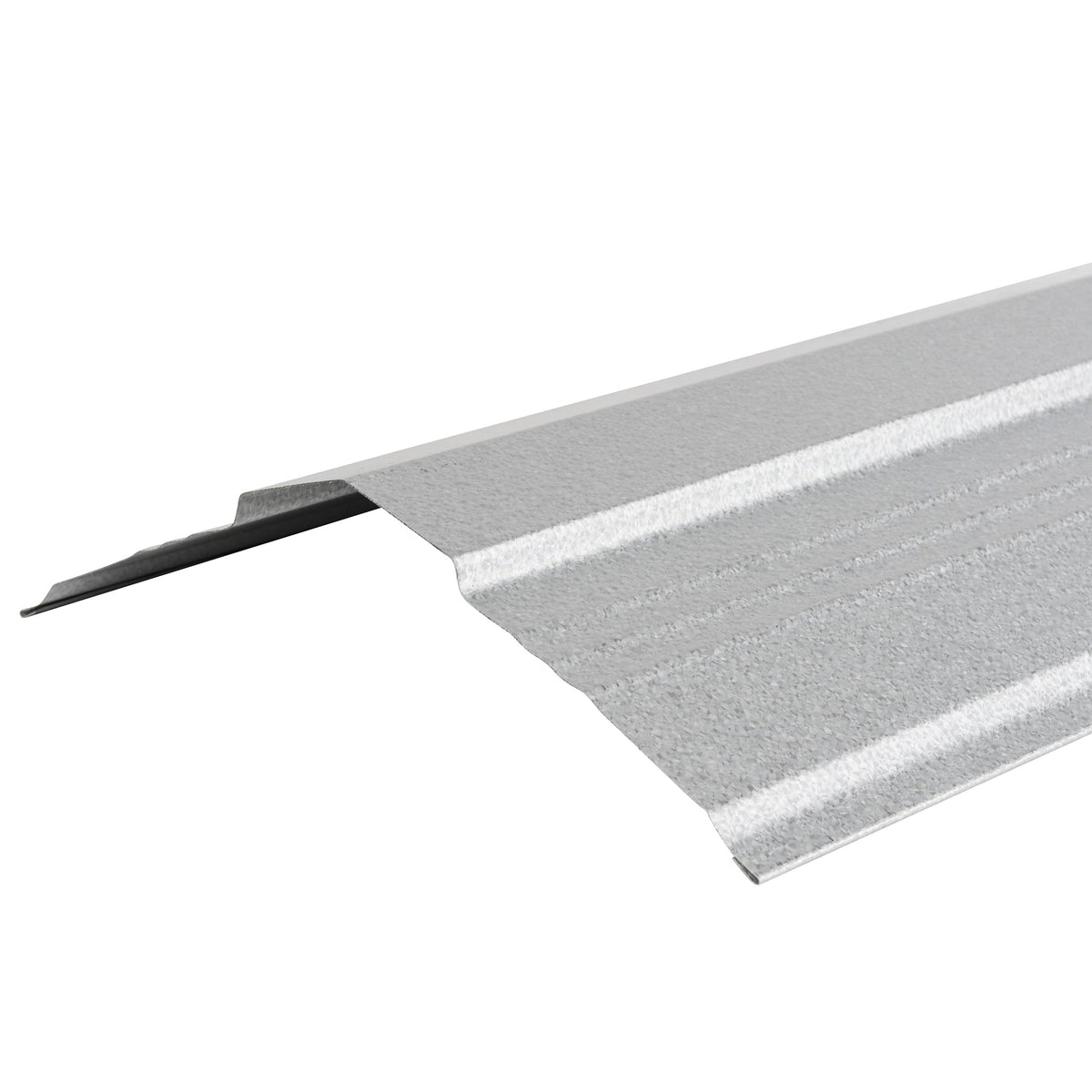 Metal Sales Universal Ridge 14-in x 126-in Galvalume 29-Gauge Steel Roof Panel Ridge Cap