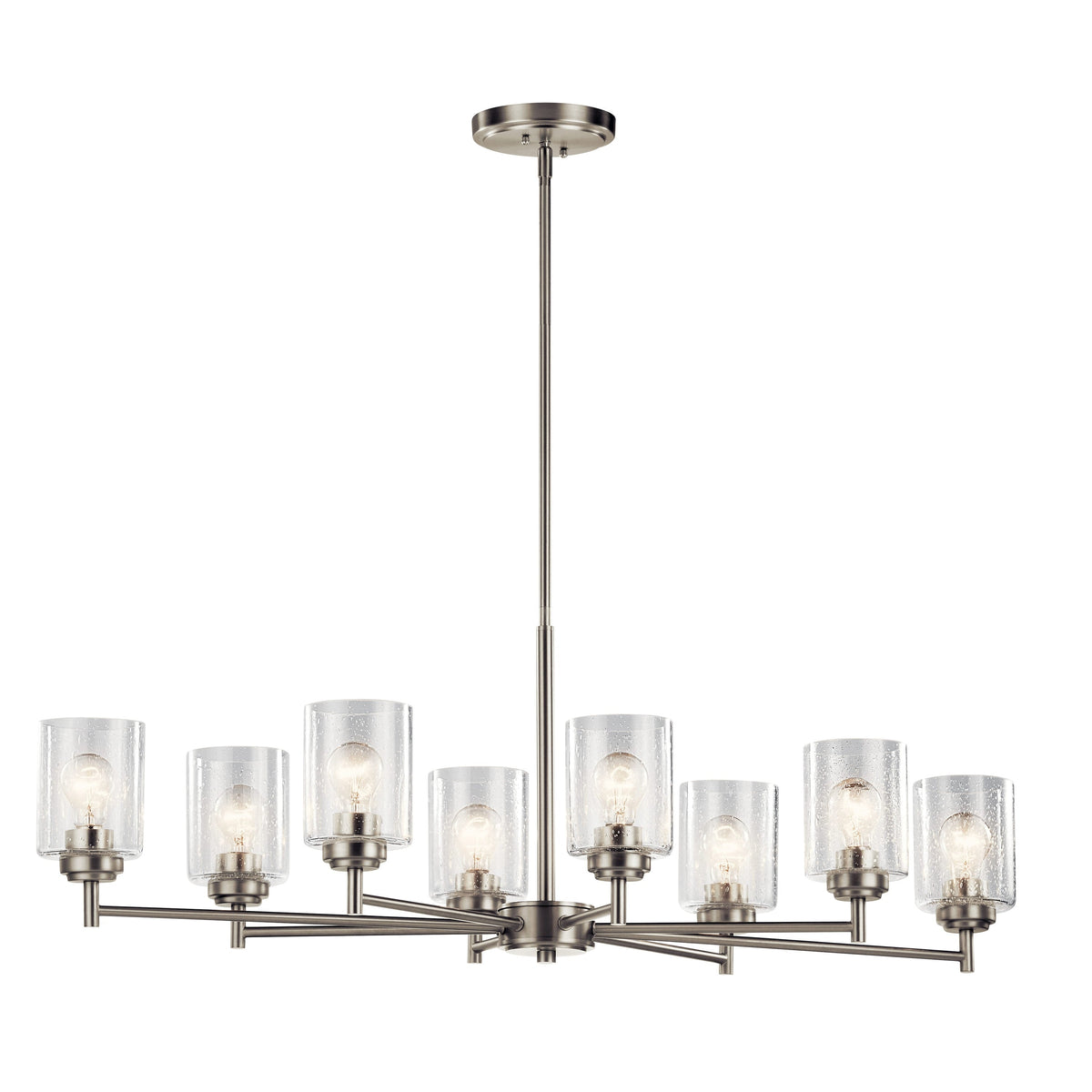 Kichler Winslow 8-Light Brushed Nickel Modern/Contemporary Chandelier