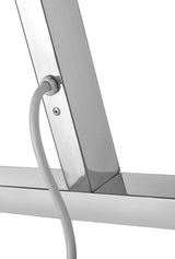 ANZZI Riposte Series 6-Bar Polished Chrome Plug-In Freestanding Towel Warmer, 21.85 x 13.98 x 35.24 in