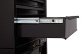 CRAFTSMAN 1000 Series 26-in W x 17.25-in H 5-Drawer Steel Tool Chest (Black) & 57-Piece Household Tool Set with Hard Case
