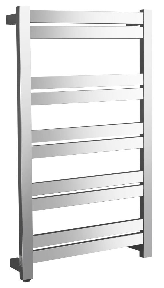 ANZZI Polished Chrome Plug-In Wall-Mount Towel Warmer, 20.47 x 4.134 x 34.25 in