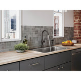 Arsdale Single-Handle Standard Kitchen Faucet with Swing Spout and Sidespray in Oil-Rubbed Bronze - Super Arbor