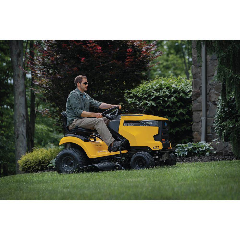 Cub Cadet XT1 Enduro LT 42 in. 56-Volt 60 Ah Battery Lithium-Ion Electric Front Engine Riding Lawn Tractor - Super Arbor
