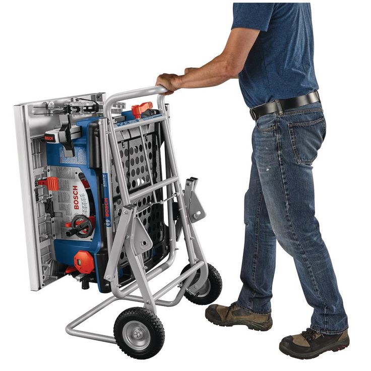 10 in. Worksite Table Saw with Gravity-Rise Stand