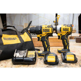 ATOMIC 20-Volt MAX Lithium-Ion Brushless Cordless Compact Drill/Impact Combo Kit (2-Tool) 2 Batteries 1.3Ah and Charger - Super Arbor