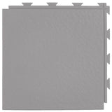 Greatmats Hiddenlock Slate Top Tan 12 in. x 12 in. x 0.25 in. PVC Plastic Interlocking Basement Floor Tile (Case of 20)
