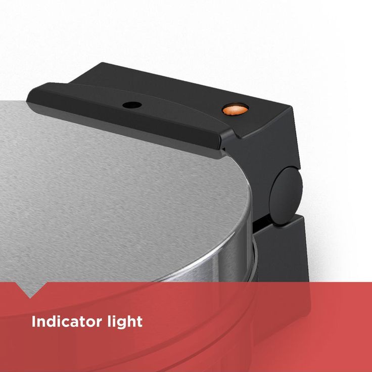 7.25 in. Silver Belgian Waffle Maker