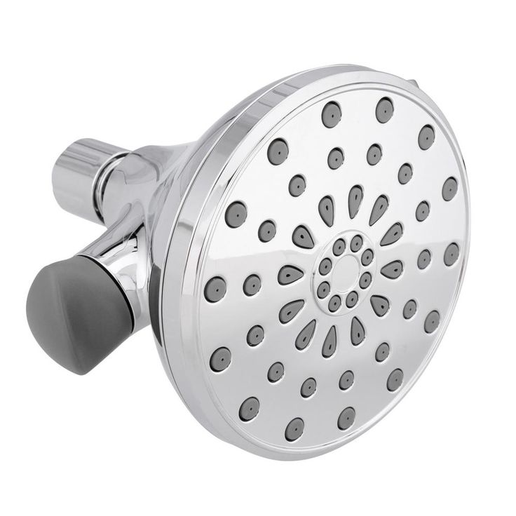 ActivTouch 9-Spray 3.7 in. Dual Wall Mount Fixed and Handheld Shower Head in Chrome