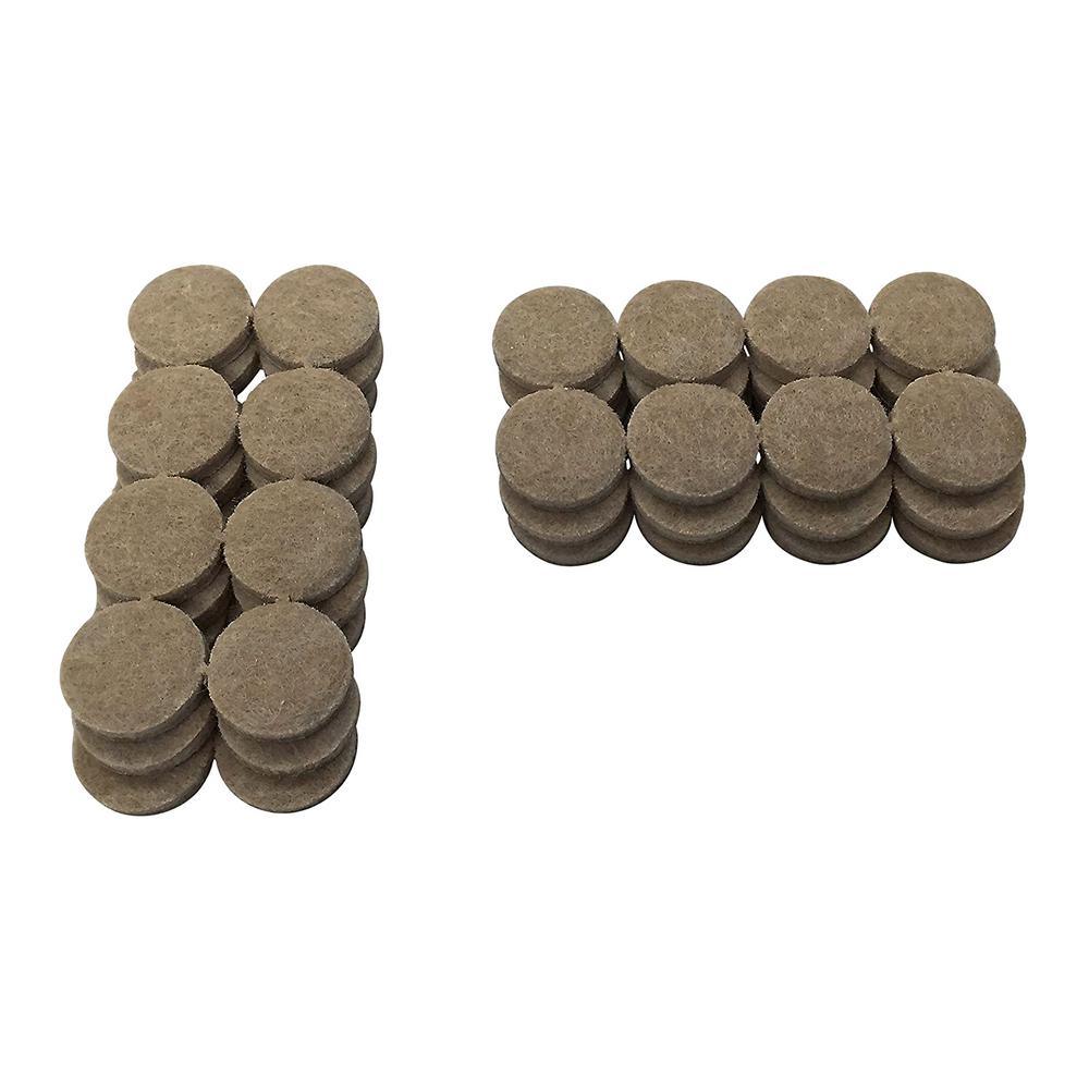 1 in. Heavy Duty Self-Adhesive Felt Pads (48 per Pack)