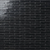 Wabi Sabi Coal Black 1.5x9 Glossy Ceramic Tile - Lux Tile