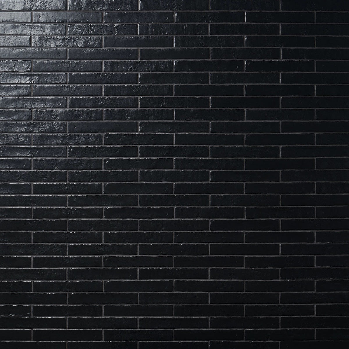 Wabi Sabi Coal Black Matte Ceramic Tile 1.5x9