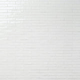 Lux Tile Wabi Sabi Snow White 1.5x9 Glossy Ceramic Tile