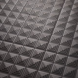 Kinzie Pyramid Charcoal Black 8x16 3D Matte Ceramic Tile by Lux Tile