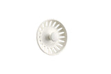 Keeney 3.5-in White Plastic Rust-Resistant Kitchen Sink Strainer Basket, 4.5-in Diameter (Model K1442WH)