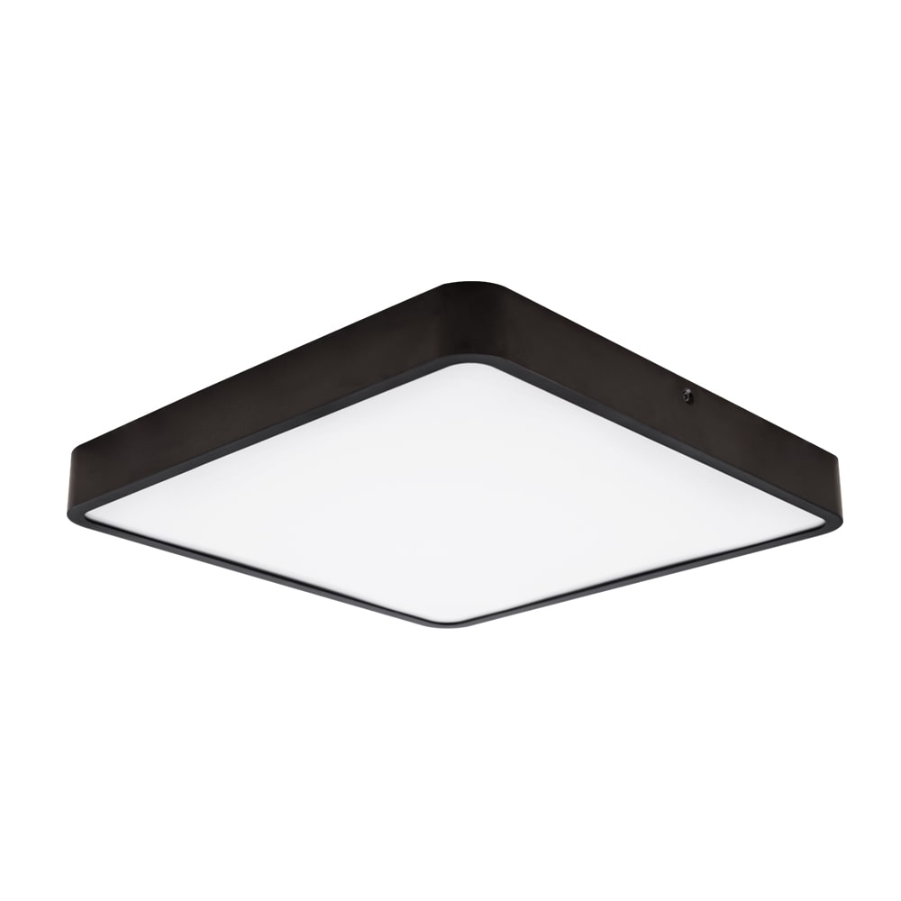 Project Source 13-in Black Integrated LED Flush Mount Ceiling Light, ENERGY STAR, 3000K