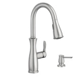 Nellis Single-Handle Pull-Down Sprayer Kitchen Faucet with Reflex and Power Clean in Spot Resist Stainless