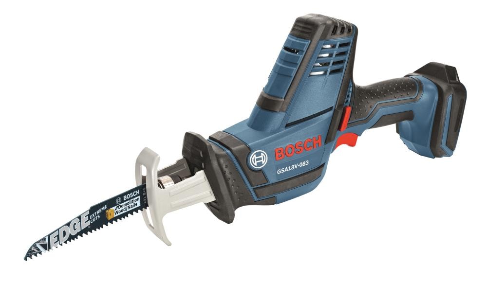 Bosch 18V 5-Tool Cordless Power Tool Combo Kit with Soft Case, Charger and (2) Batteries