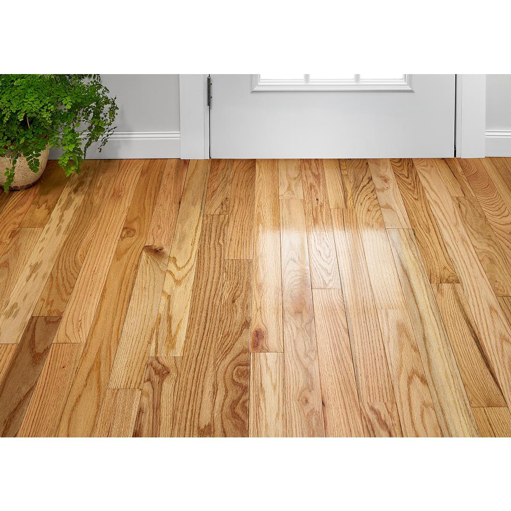 Bruce Plano Oak Country Natural 3/4 in. Thick x 3-1/4 in. Wide x Varying Length Solid Hardwood Flooring (22 sq. ft. / case) - Super Arbor