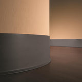 Flexco 2.5-in x 4-ft Vinyl Wall Base, Charcoal, 0.08-in Thick