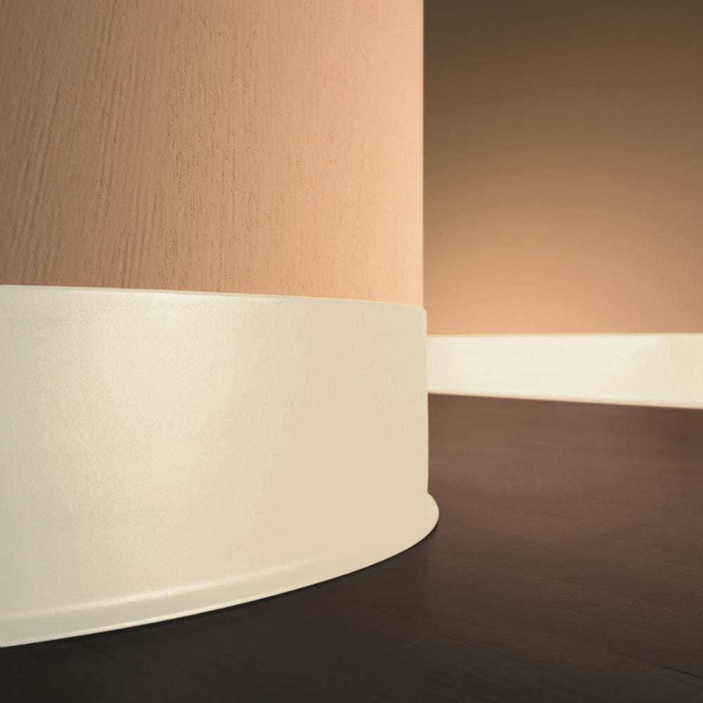 Flexco 4-in x 48-in Thermoplastic Rubber Wall Base, Almond