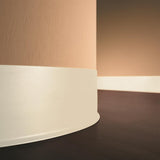 Flexco 4-in x 48-in Thermoplastic Rubber Wall Base, Almond