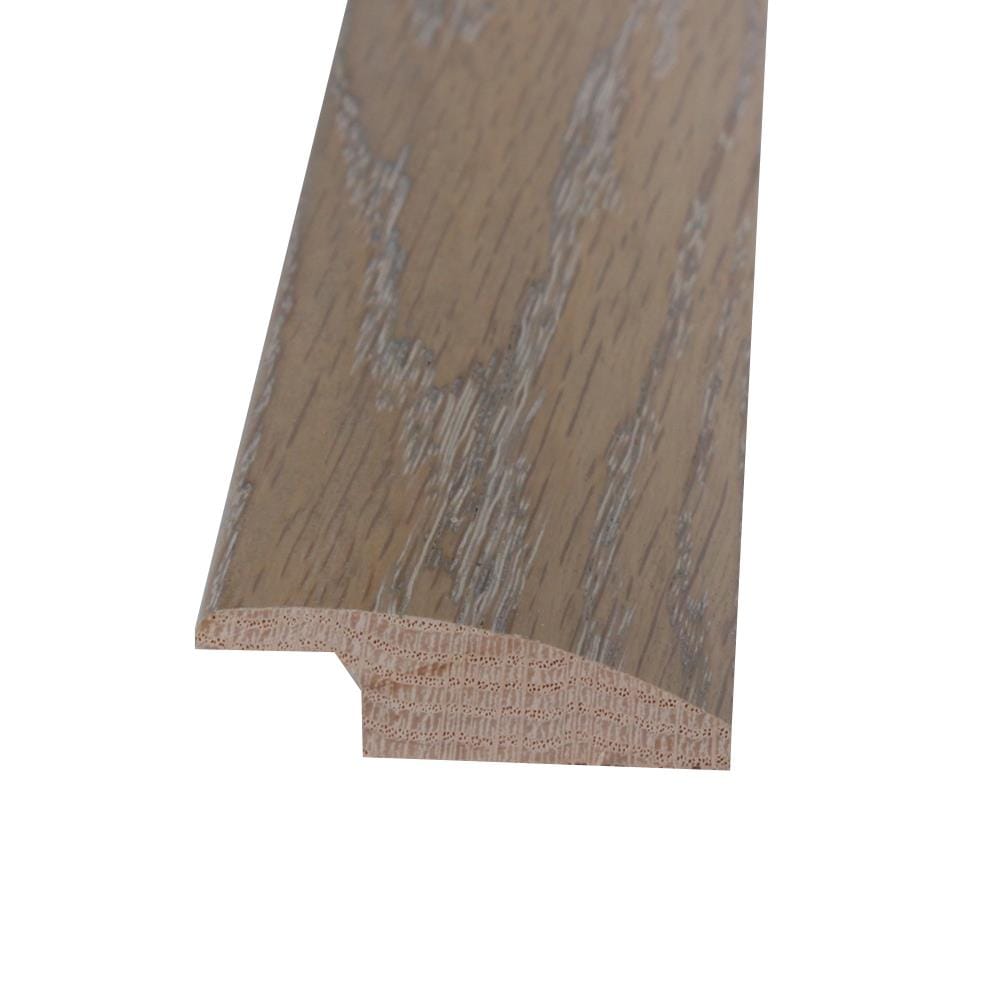 Flexco Silver Gray 0.625-in T x 2-in W x 78-in L Solid Wood Reducer