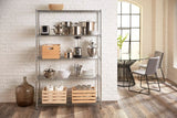 Style Selections 18-in D x 47.7-in W x 72-in H 5-Tier Steel Utility Freestanding Shelving Unit